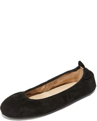 Ballerines en daim noires Yosi Samra