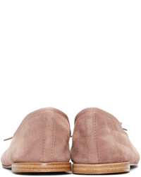 Ballerines en daim roses Repetto