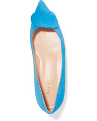 Ballerines en daim turquoise Rupert Sanderson