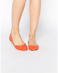 Ballerines orange Asos