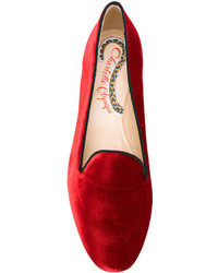 Ballerines rouges Charlotte Olympia
