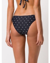 Bas de bikini á pois noir et blanc Asceno