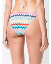 Bas de bikini à rayures horizontales multicolore MISSONI MARE