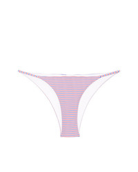 Bas de bikini à rayures horizontales rose Onia