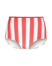 Bas de bikini à rayures verticales rouge Solid & Striped