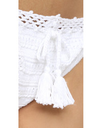 Bas de bikini en crochet blanc Pilyq