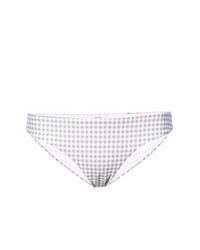 Bas de bikini en vichy gris