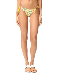 Bas de bikini imprimé jaune Stella McCartney