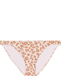 Bas de bikini imprimé léopard rose
