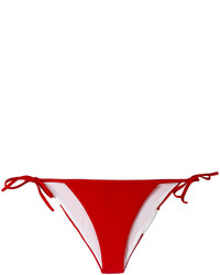Bas de bikini imprimé rouge Dsquared2