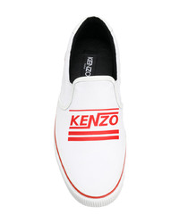 Baskets à enfiler blanches Kenzo