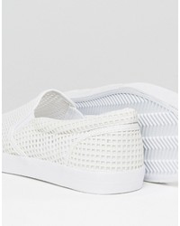 Baskets à enfiler blanches Asos