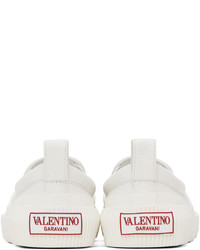 Baskets à enfiler en cuir blanches Valentino Garavani