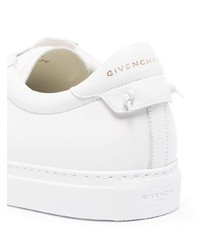Baskets à enfiler en cuir imprimées blanches Givenchy