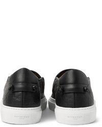 Baskets à enfiler en cuir noires Givenchy