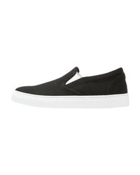 Baskets à enfiler en denim noires Hugo Boss