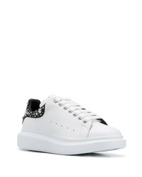 Baskets basses à clous blanches Alexander McQueen