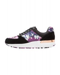 Baskets basses à fleurs noires Ted Baker