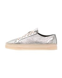 Baskets basses argentées Clarks