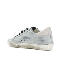 Baskets basses argentées Golden Goose Deluxe Brand