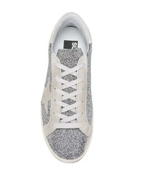 Baskets basses argentées Golden Goose Deluxe Brand