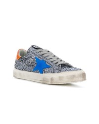 Baskets basses argentées Golden Goose Deluxe Brand