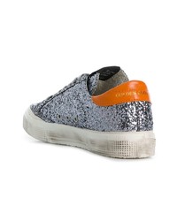 Baskets basses argentées Golden Goose Deluxe Brand