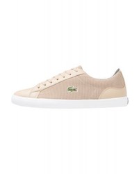 Baskets basses beiges Lacoste