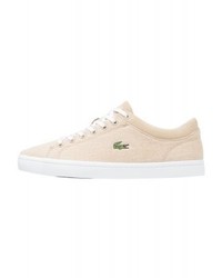 Baskets basses beiges Lacoste