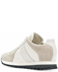 Baskets basses beiges Maison Margiela