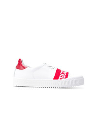 Baskets basses blanc et rouge Gcds