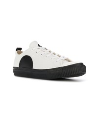 Baskets basses blanches et noires McQ Alexander McQueen