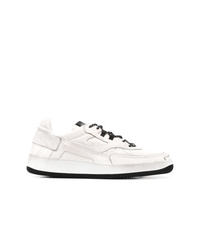 Baskets basses blanches et noires Premiata