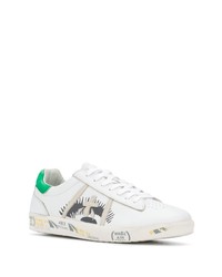 Baskets basses blanches Premiata