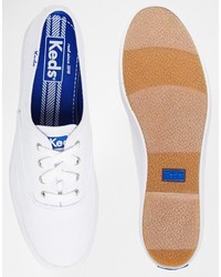 Baskets basses blanches Keds