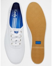 Baskets basses blanches Keds