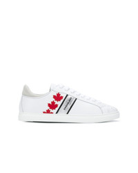 Baskets basses blanches DSQUARED2