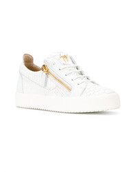 Baskets basses blanches Giuseppe Zanotti Design