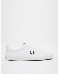 Baskets basses blanches Fred Perry