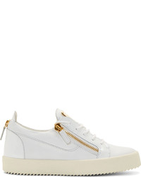 Baskets basses blanches Giuseppe Zanotti