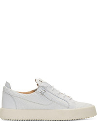 Baskets basses blanches Giuseppe Zanotti