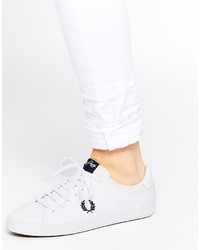 Baskets basses blanches Fred Perry