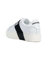 Baskets basses blanches Dsquared2