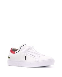 Baskets basses blanches Lacoste