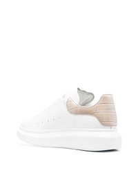 Baskets basses blanches Alexander McQueen