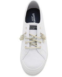 Baskets basses blanches Sperry