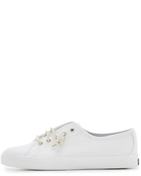 Baskets basses blanches Sperry