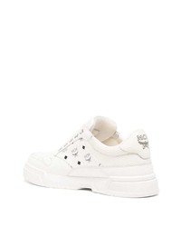 Baskets basses blanches MCM