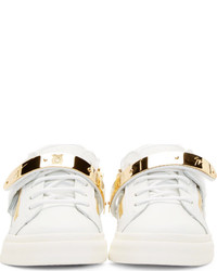 Baskets basses blanches Giuseppe Zanotti