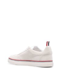 Baskets basses blanches Thom Browne